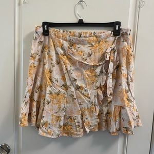 American Eagle Linen Blend Skirt